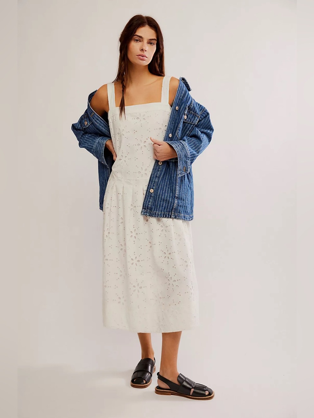 Free People Women's Primavera Eyelet Midi - Picture 2 of 16